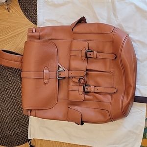 EUC Coach Hudson Saddle Leather Backpack